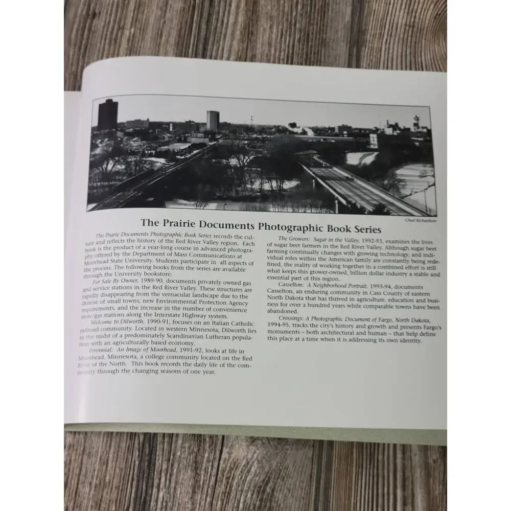 Vintage Crossings Photo Book Fargo North Dakota ND History 1995 Wayne Gudmundson